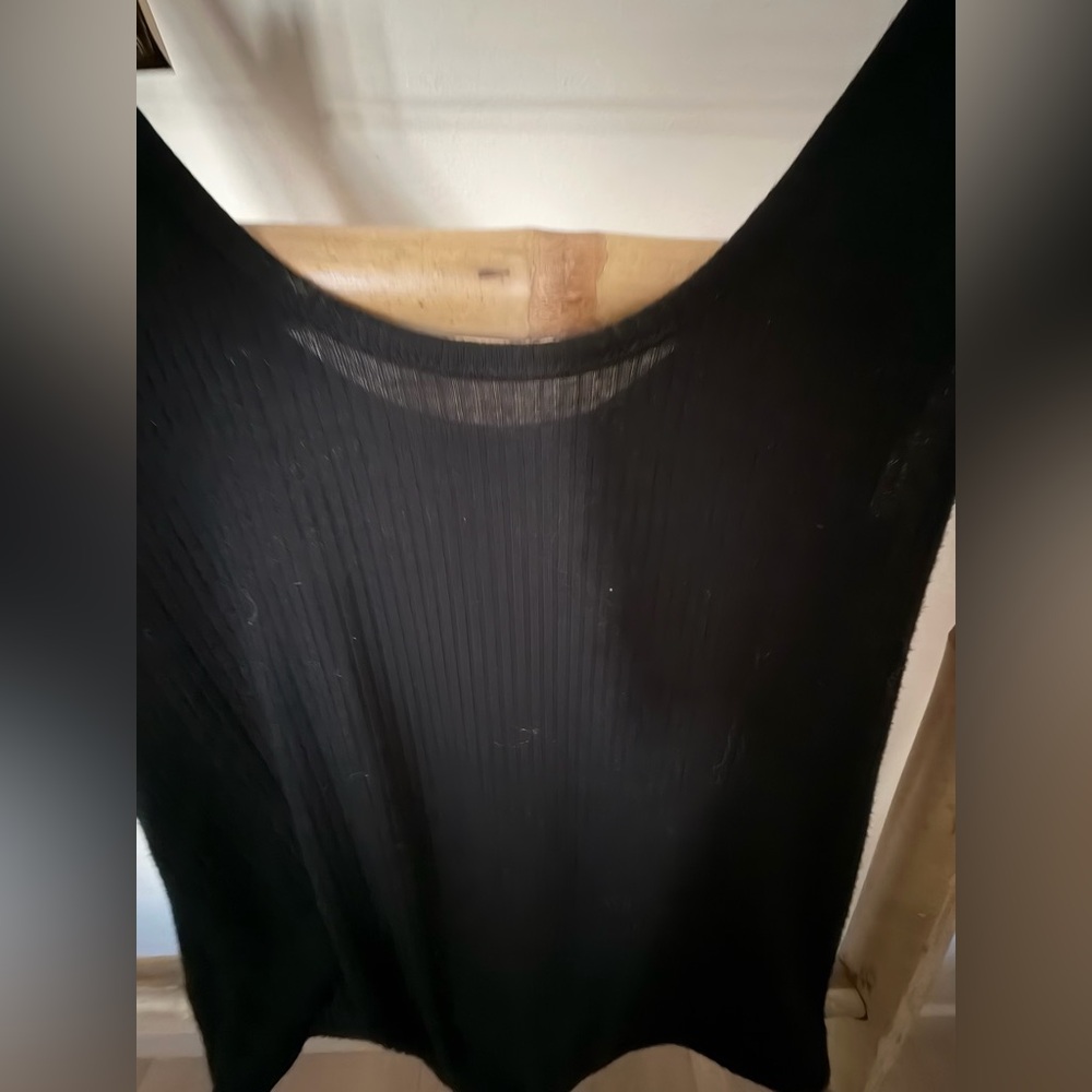 Essentials Black Ribbed bodysuit - Picture 3 of 4